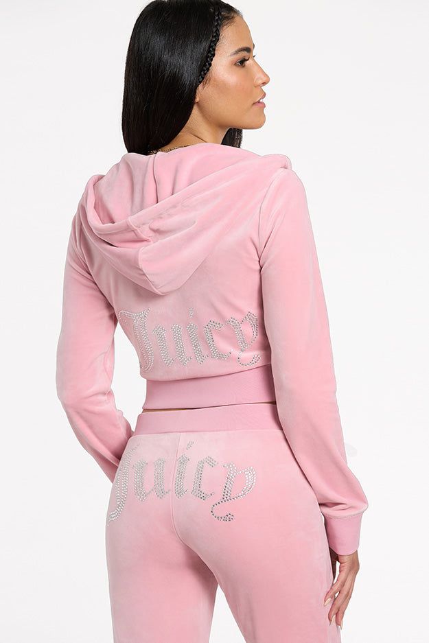 OG Big Bling Velour Hoodie sold by Juicy Couture