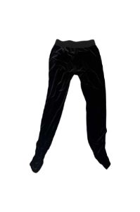 Black Velour Cinched Jogger Pants —REJUICED sold by Juicy Couture
