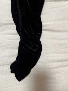 Black Velour Cinched Jogger Pants —REJUICED sold by Juicy Couture
