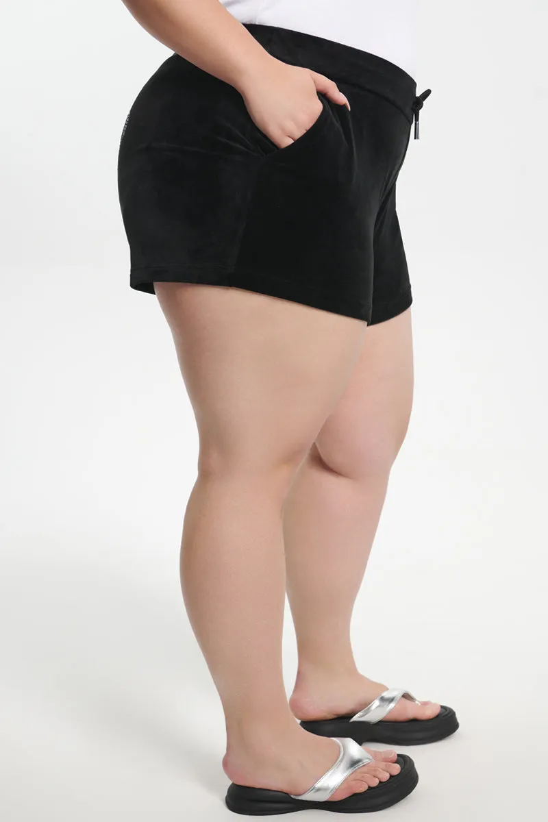 Plus-Size Big Bling Velour Shorts sold by Juicy Couture product image thumbnail 3