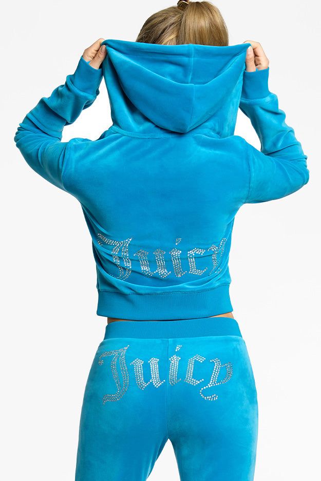 OG Big Bling Velour Hoodie sold by Juicy Couture product image thumbnail 2