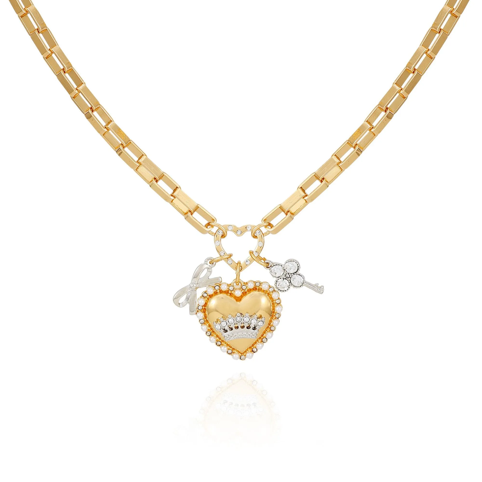 Crown Charm Necklace sold by Juicy Couture