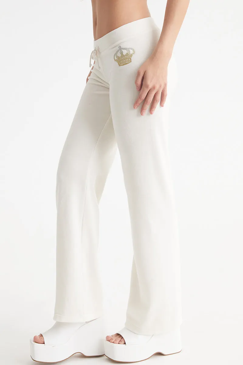 Malibu Crown Logo Cotton Velour Track Pants sold by Juicy Couture product image thumbnail 2