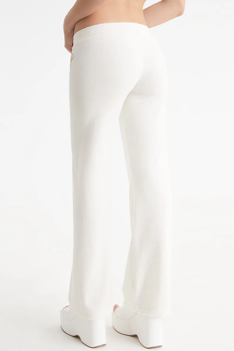 Malibu Crown Logo Cotton Velour Track Pants sold by Juicy Couture product image thumbnail 4