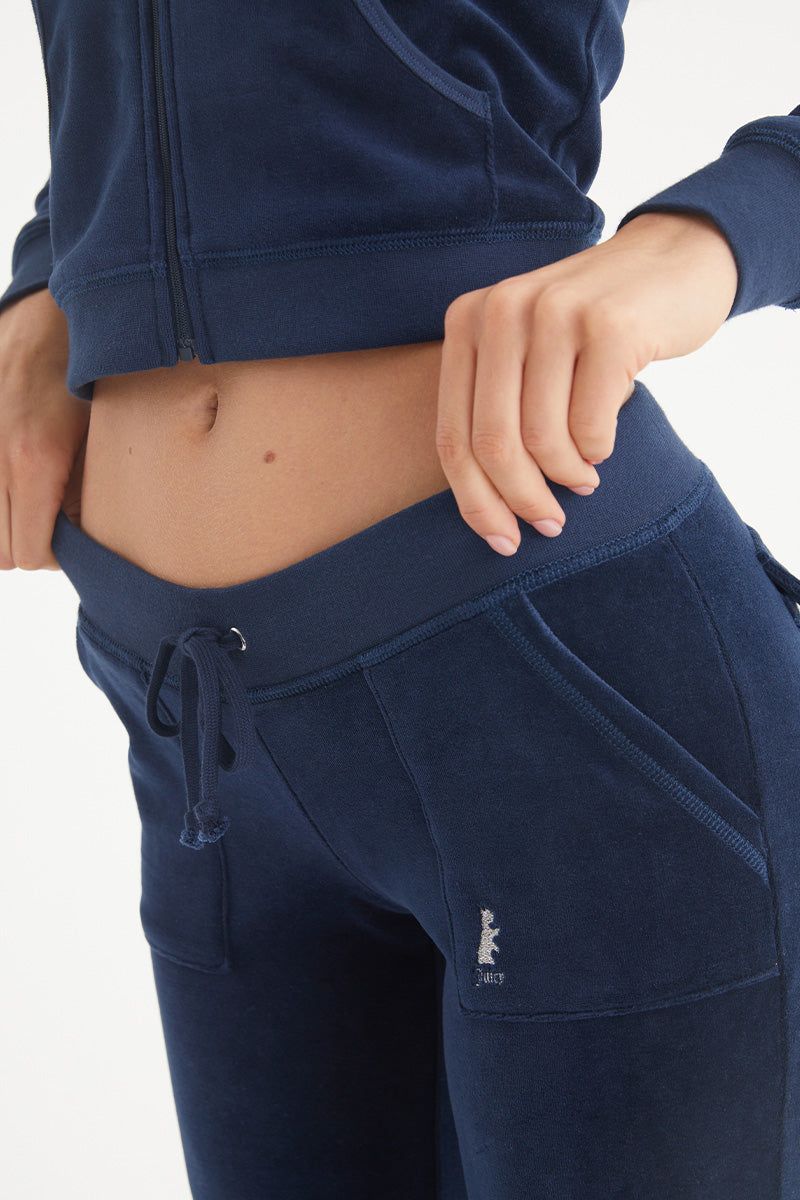 Hollywood Scottie Snap Pocket Cotton Velour Track Pants sold by Juicy Couture product image thumbnail 7