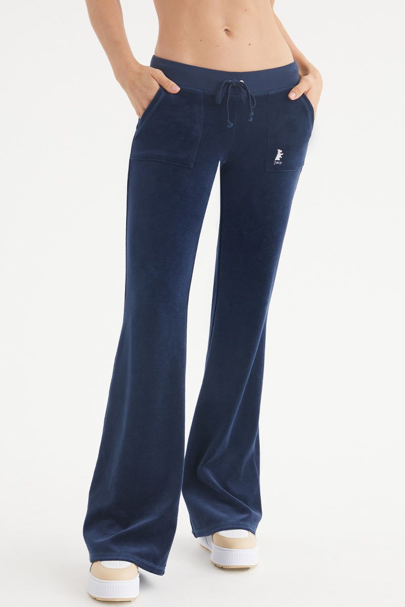 Hollywood Scottie Snap Pocket Cotton Velour Track Pants sold by Juicy Couture product image thumbnail 3
