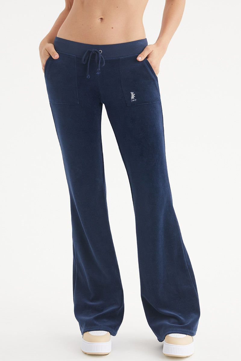 Hollywood Scottie Snap Pocket Cotton Velour Track Pants sold by Juicy Couture product image thumbnail 2