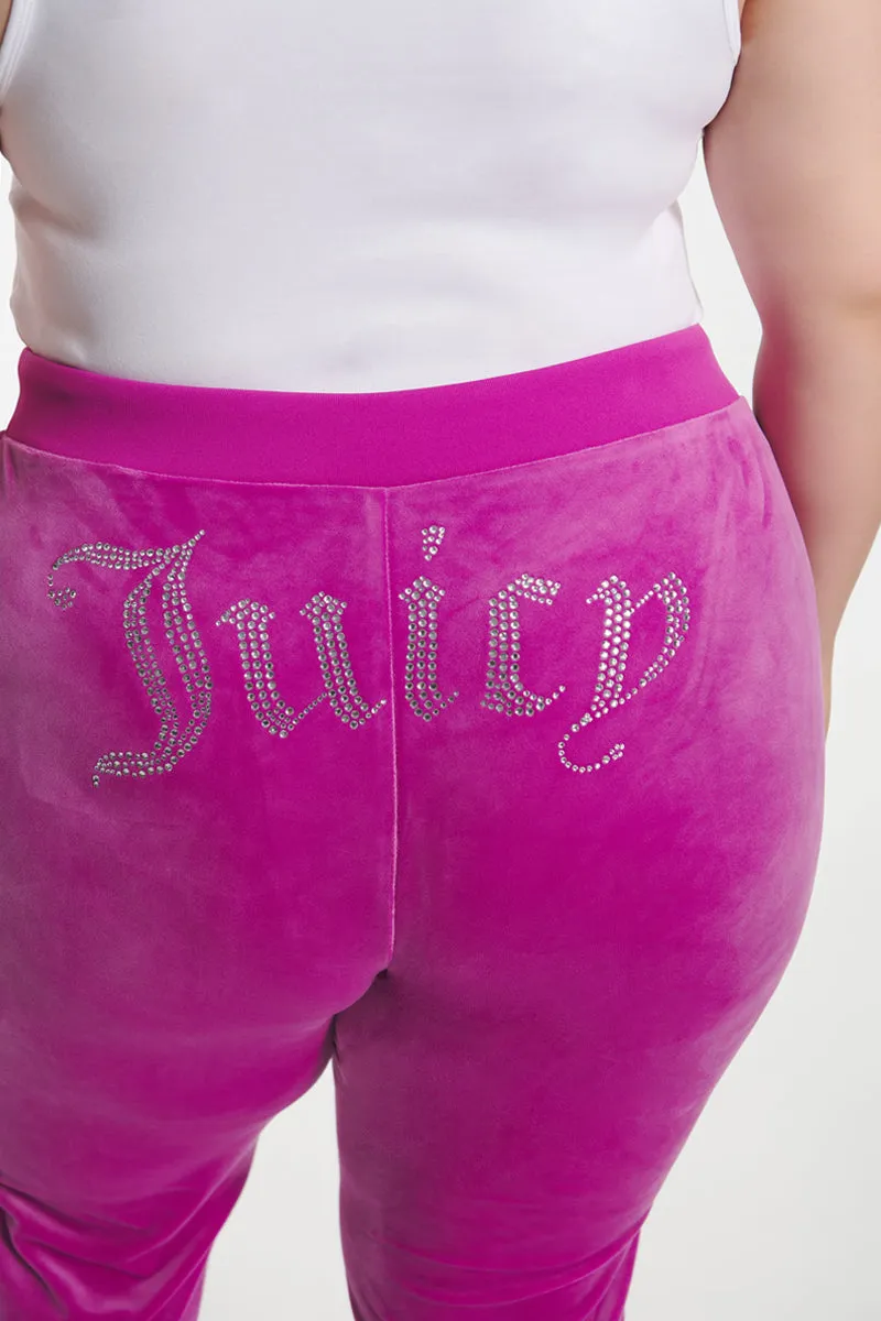 Plus-Size OG Big Bling Velour Track Pants sold by Juicy Couture product image thumbnail 4