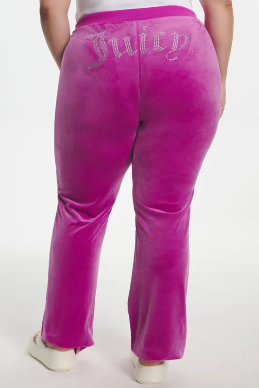 Plus-Size OG Big Bling Velour Track Pants sold by Juicy Couture