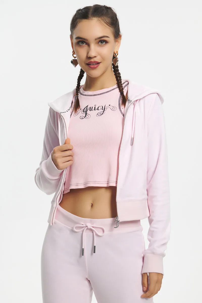 Mixed Jewels Velour Hoodie sold by Juicy Couture product image thumbnail 3
