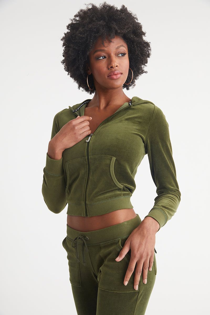 Classic Cotton Velour Hoodie sold by Juicy Couture product image thumbnail 4