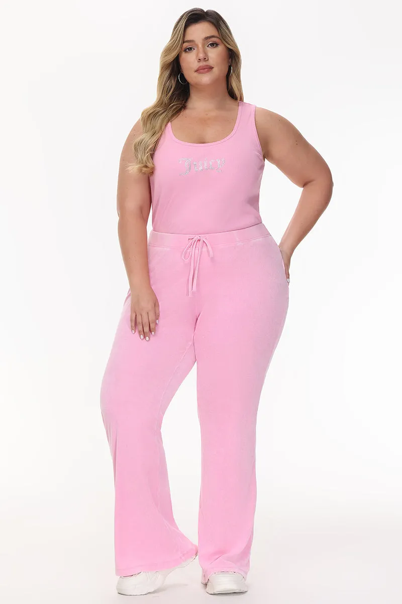 Plus-Size Big Bling Towel Terry Track Pants sold by Juicy Couture product image thumbnail 4