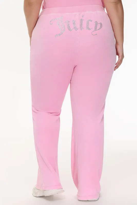Plus-Size Big Bling Towel Terry Track Pants sold by Juicy Couture