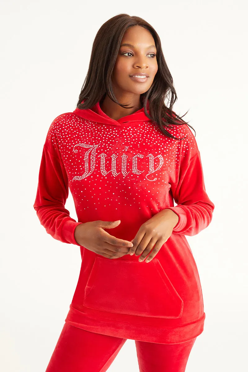 Oversized Big Bling Hoodie with Rhinestones sold by Juicy Couture product image thumbnail 5
