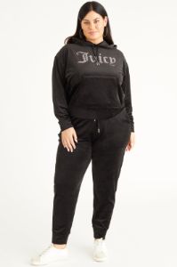 Plus-Size Oversized Bling Big Velour Hoodie sold by Juicy Couture