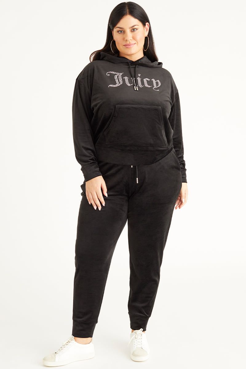 Plus-Size Oversized Bling Big Velour Hoodie sold by Juicy Couture product image thumbnail 4