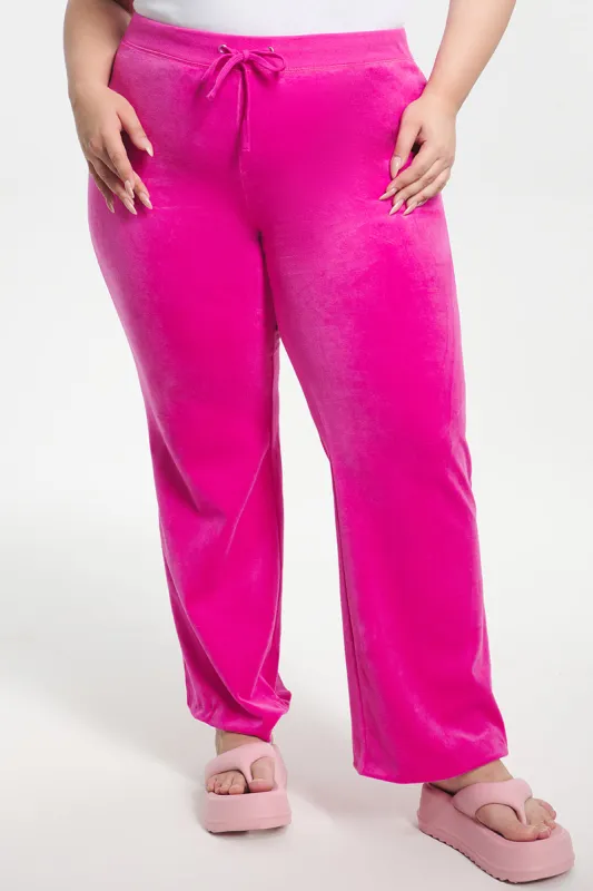Plus-Size Classic Cotton Velour Track Pants sold by Juicy Couture
