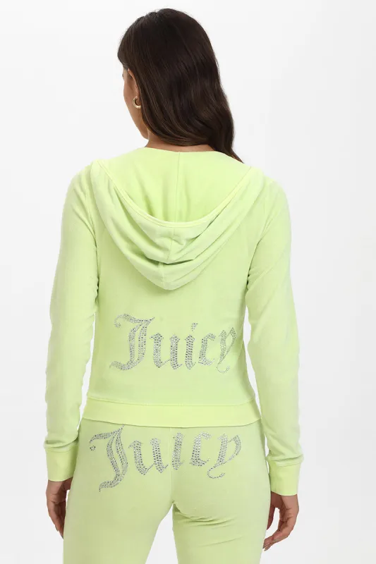 Big Bling Towel Terry Zip Hoodie sold by Juicy Couture