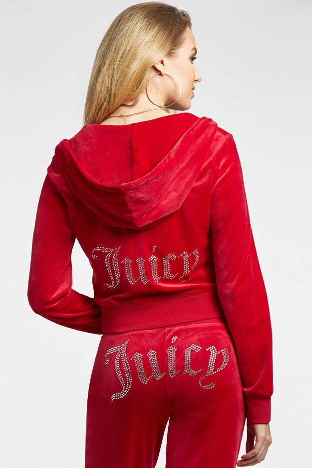 OG Big Bling Velour Hoodie sold by Juicy Couture product image thumbnail 2