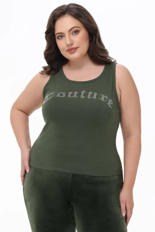 Plus-Size Big Bling Couture Tank Top sold by Juicy Couture