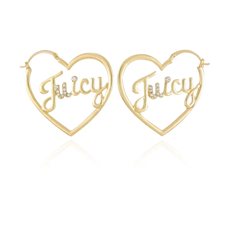 Logo Heart Hoops sold by Juicy Couture