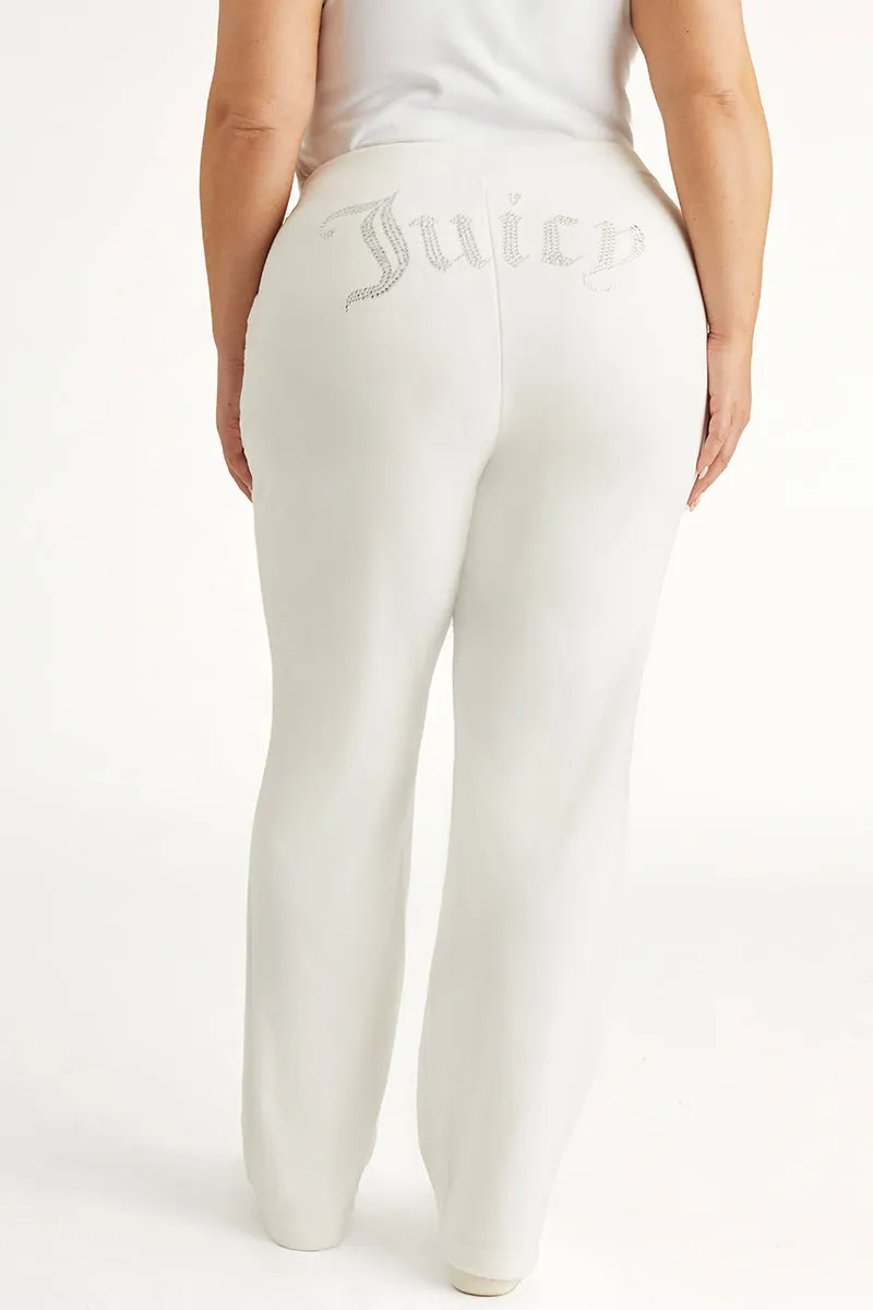 Plus-Size OG Big Bling Velour Track Pants sold by Juicy Couture