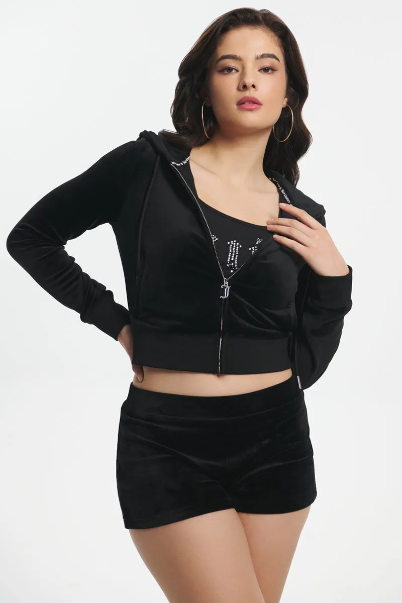 Ombre Big Bling Velour Hoodie sold by Juicy Couture product image thumbnail 2