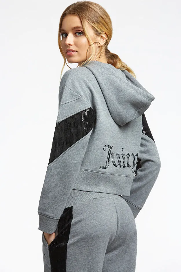 Sequin Fleece Hoodie—REJUICED sold by Juicy Couture product image thumbnail 4