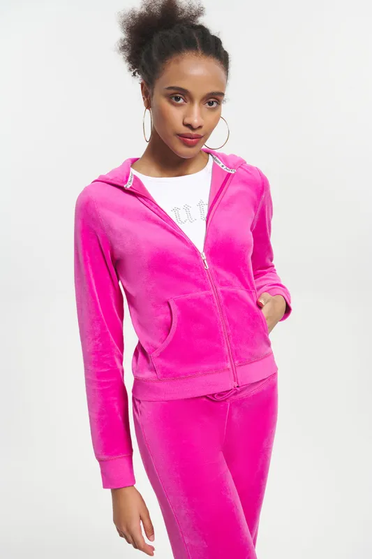 Classic Cotton Velour Hoodie sold by Juicy Couture