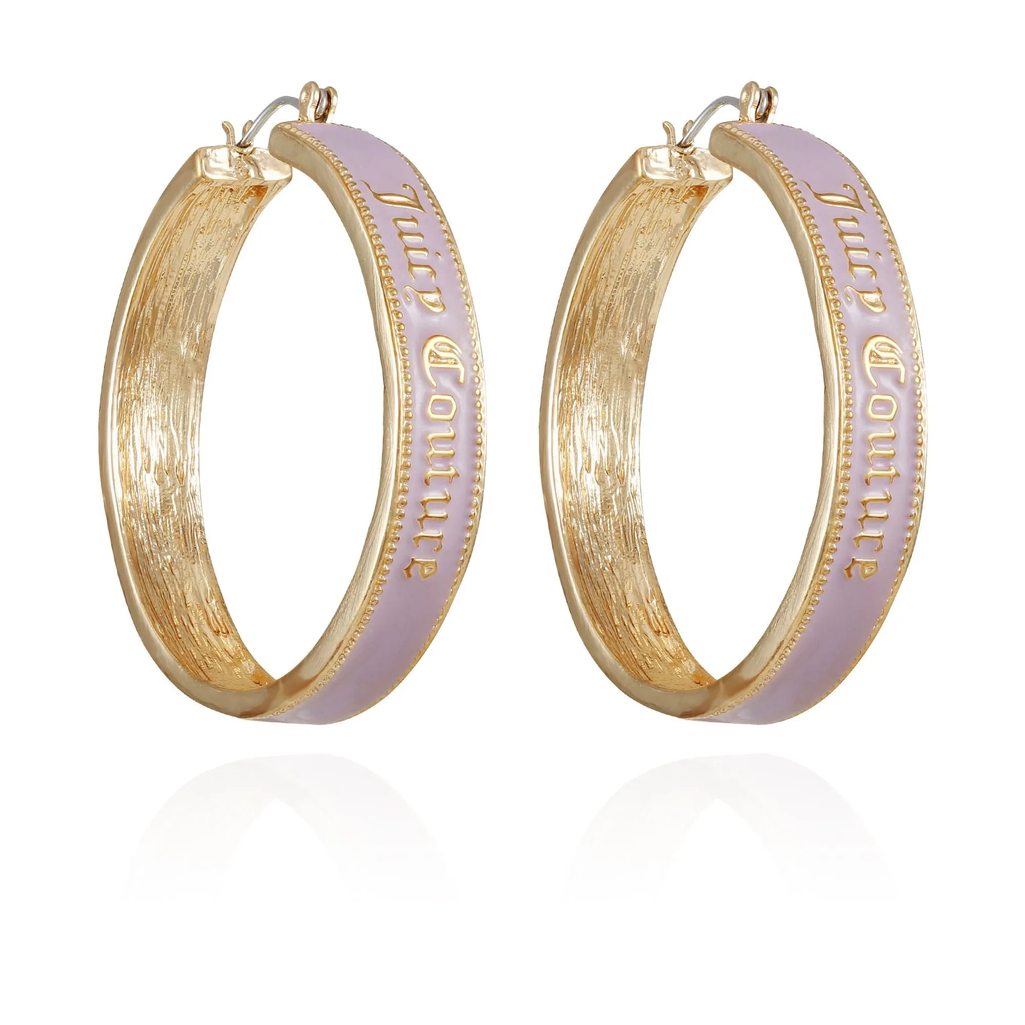 Lavender Hoop Earrings sold by Juicy Couture