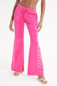 Cotton Velour Snap Pocket Track Pants with Side Bling sold by Juicy Couture