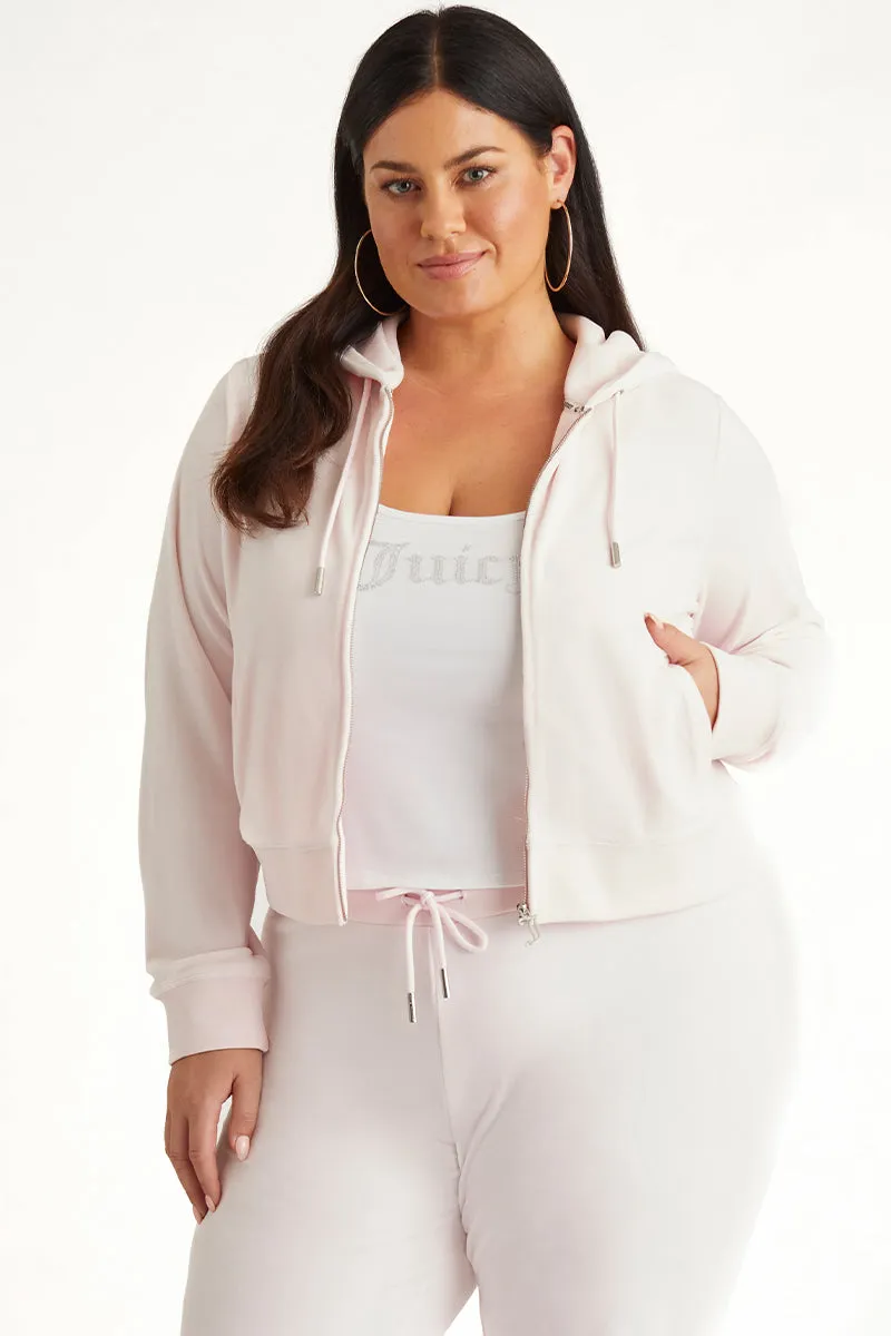 Plus-Size OG Big Bling Velour Hoodie sold by Juicy Couture product image thumbnail 2