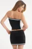 Juicy Varsity Velour Tube Top sold by Juicy Couture