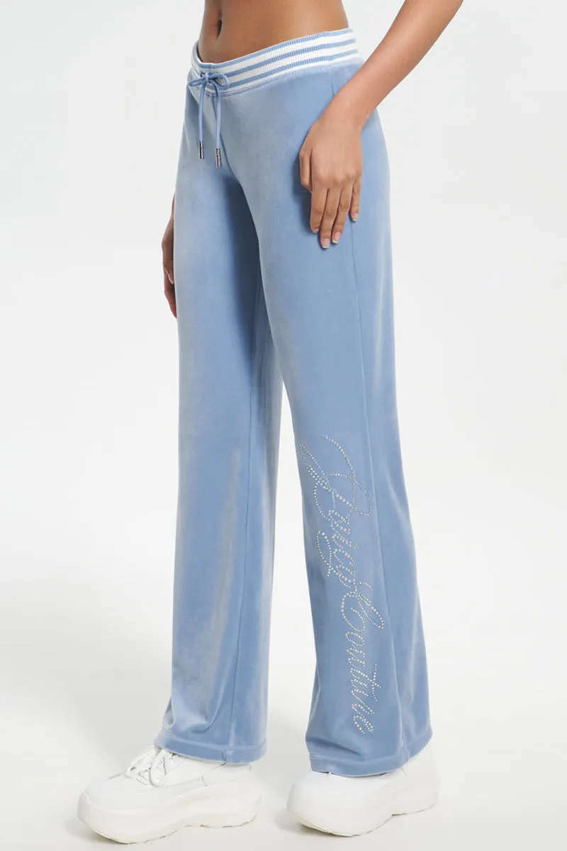 Script Bling Velour Track Pants sold by Juicy Couture