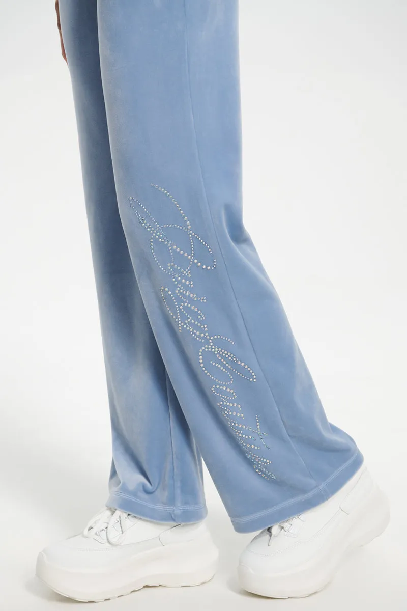 Script Bling Velour Track Pants sold by Juicy Couture product image thumbnail 3