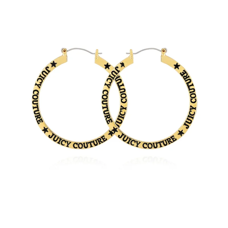Flat Hoop Earrings sold by Juicy Couture