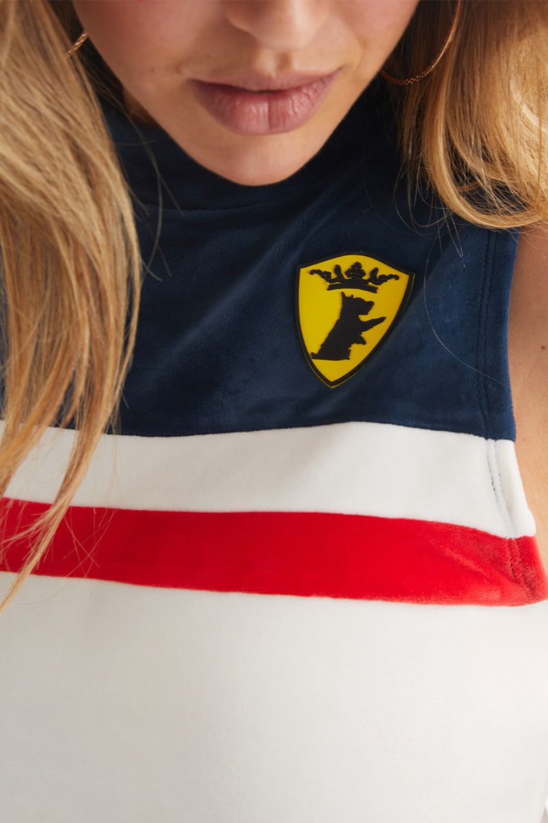 Colorblock Mockneck Velour Tank Top sold by Juicy Couture product image thumbnail 6