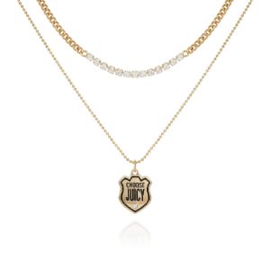 Choose Juicy Layered Necklace sold by Juicy Couture