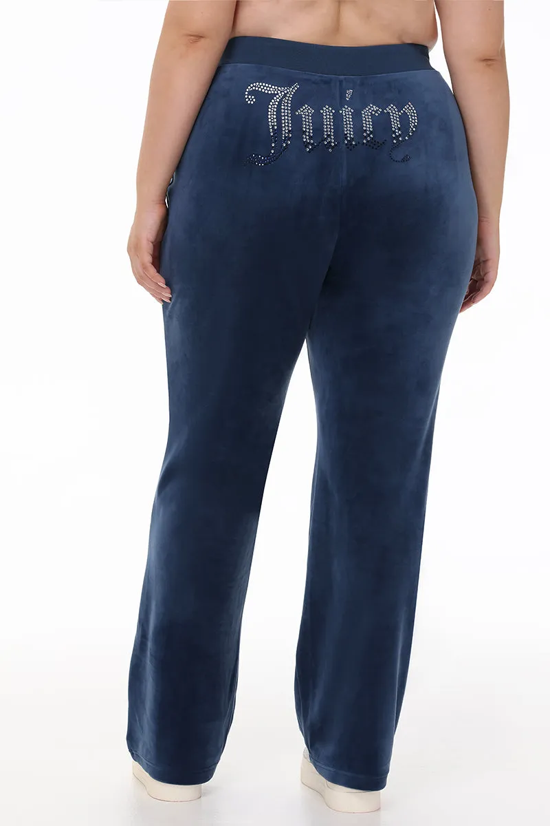 Plus-Size Ombre Big Bling Velour Track Pants sold by Juicy Couture