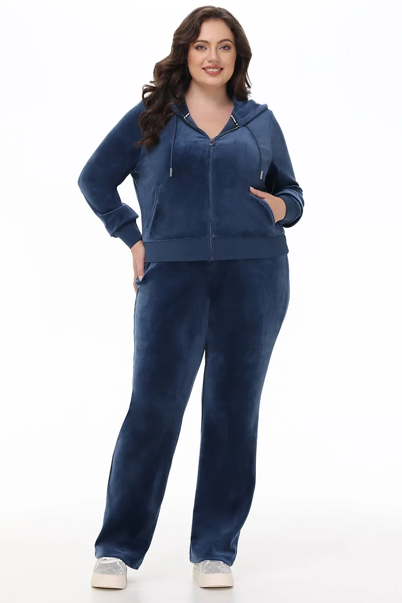 Plus-Size Ombre Big Bling Velour Track Pants sold by Juicy Couture product image thumbnail 5