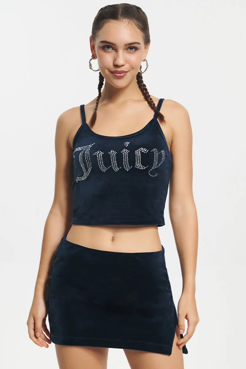 Big Bling Velour Tank Top sold by Juicy Couture