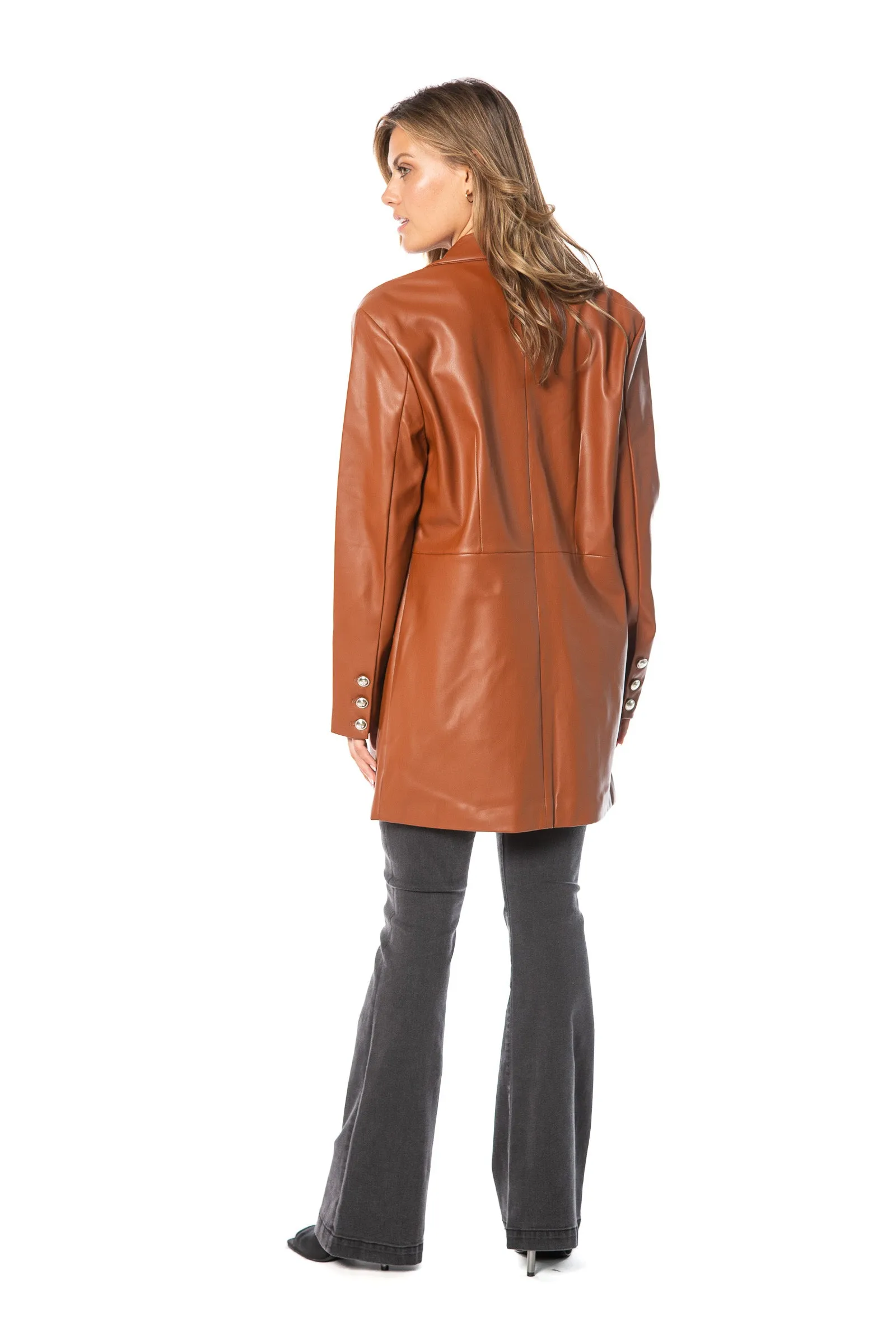 Oversized Faux Leather Trench Coat sold by Juicy Couture product image thumbnail 3