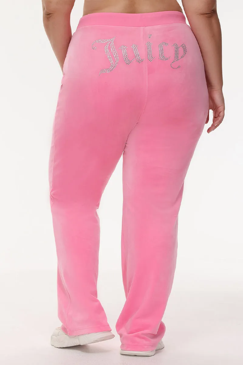 Plus-Size OG Big Bling Velour Track Pants sold by Juicy Couture