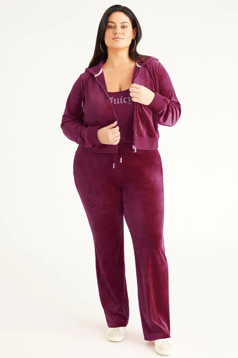 Plus-Size OG Big Bling Velour Hoodie sold by Juicy Couture product image thumbnail 4