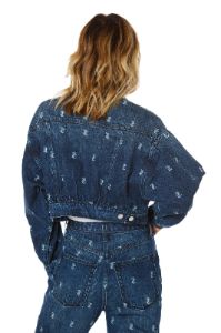 Signature Denim Jacket With Monogram JC Print sold by Juicy Couture