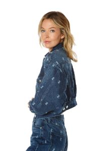 Signature Denim Jacket With Monogram JC Print sold by Juicy Couture