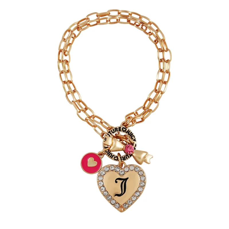 Monogram Heart Charm Bracelet sold by Juicy Couture