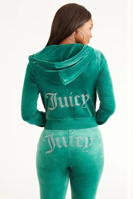 OG Big Bling Velour Hoodie sold by Juicy Couture