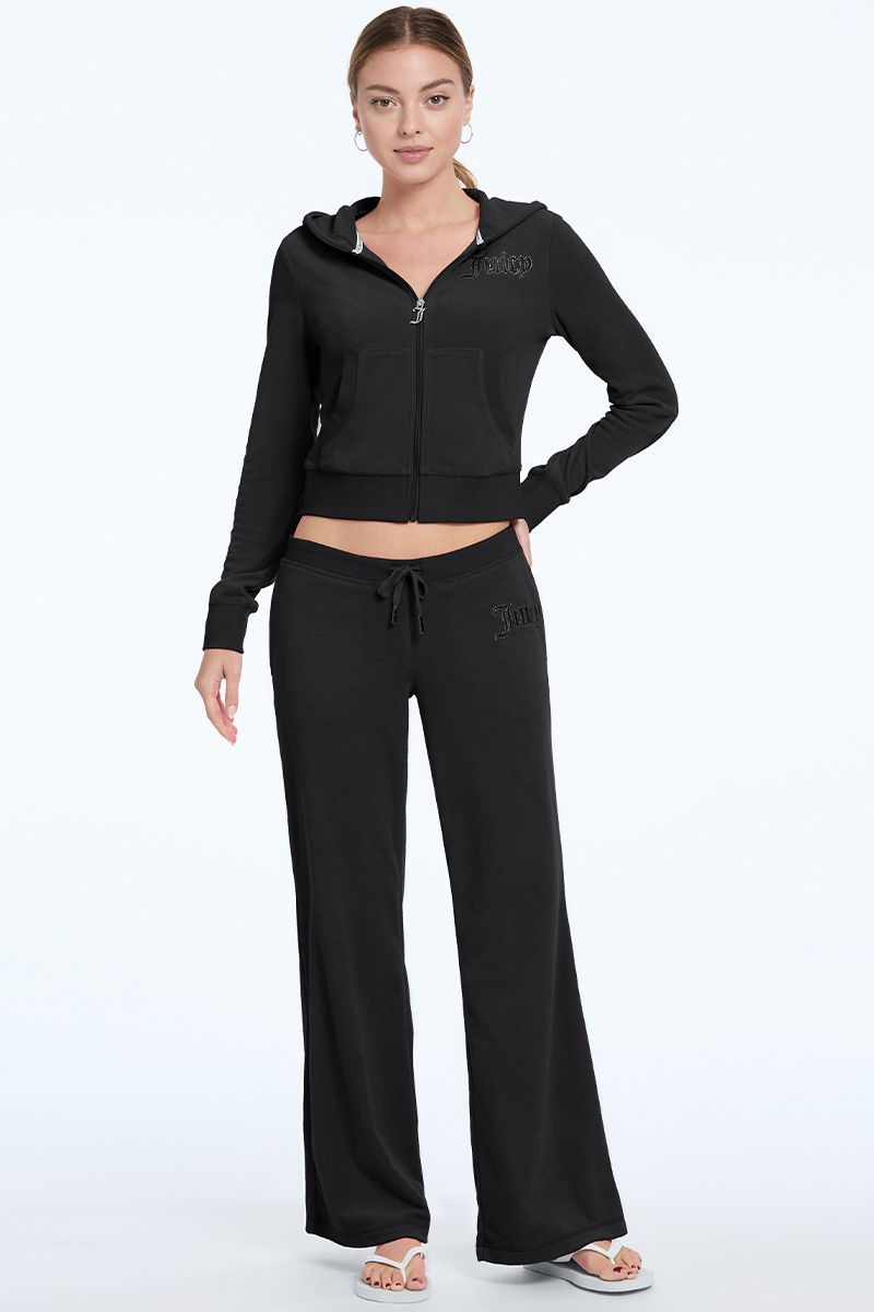 Tonal Towel Terry Zip-Up Hoodie sold by Juicy Couture product image thumbnail 4