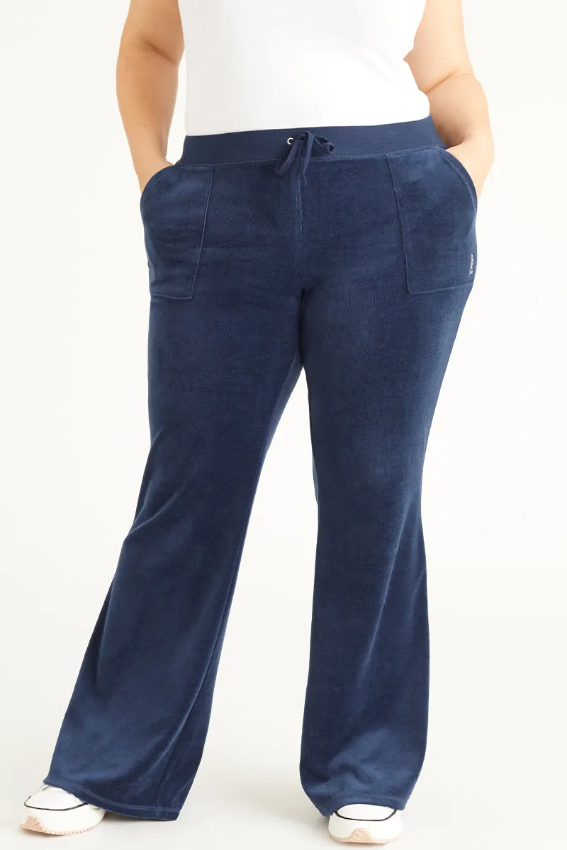 Plus-Size Hollywood Scottie Snap Pocket Cotton Velour Track Pants sold by Juicy Couture product image thumbnail 2